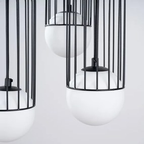 Sollux SL.1336 - Lampadario a sospensione con filo BRINA 3xG9/8W/230V nero