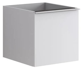 Struttura semi colonna da bagno Pixel2 cassetti laccato opaco bianco L 40 x H 40 x P 45.5 cm