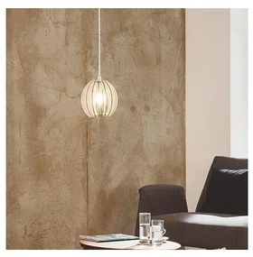 Eglo 63247 - Lampadario a sospensione con filo COSSANO PRO 1xE27/60W/230V diametro 30 cm bianco