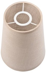 Paralume di ricambio per lampadario e applique ANTONIO E14 150x120 mm beige
