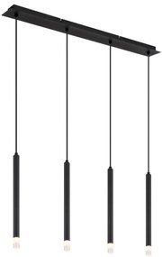 Globo 15629-4 - Lampadario a sospensione con filo BLAKE 4xG9/4W/230V nero