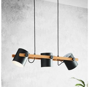 Eglo 43517 - Lampadario a sospensione con cavo HORNWOOD 3xE27/60W/230V