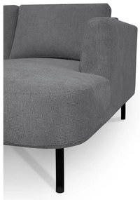 Divano angolare grigio scuro (angolo sinistro/"U") Hero - Scandic