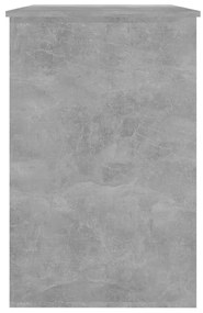Scrivania Grigio Cemento 100x50x76 cm in Legno Multistrato