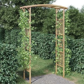 Arco Da Giardino Per Rose İn Bambù 118x40x187 Cm /