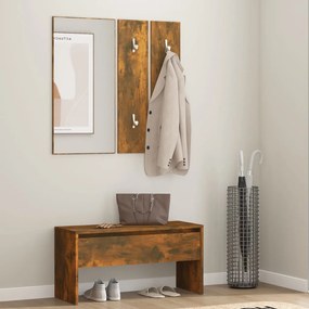 Set Di Mobili Da Corridoio Rovere Fumo İn Legno Multistrato /