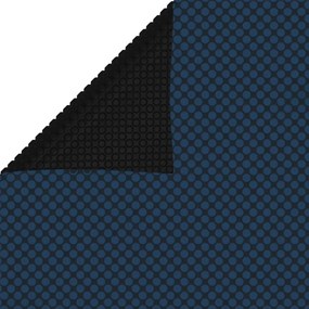 Pellicola Galleggiante Solare Pe Piscina 1200x600 Cm Nero E Blu /