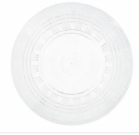 Piatto da pranzo Quid Viba Trasparente Plastica Ø 26 cm 26 cm (12 Unità) (Pack 12x)
