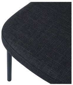 Sedia da pranzo grigio scuro Fowler - Unique Furniture