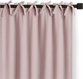 Tenda parzialmente oscurante rosa polveroso 140x250 cm Carli Tie – Restilo