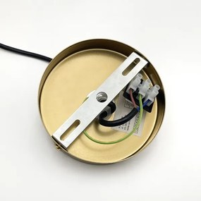 Lampadario a sospensione con filo ROLLO 1xE14/5W/230V oro/fumé beige