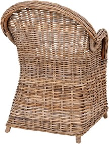 Set di sedie da giardino in rattan di colore naturale 2 pz Larisa - House Nordic