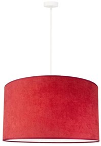 Duolla - Lampadario a sospensione con filo BRISTOL 1xE27/40W/230V diametro 45 cm rosso