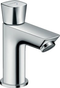 Rubinetto lavabo verticale acqua fredda senza scarico Cromo Hansgrohe Logis 71120000