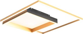 Plafoniera LED NADY dorato IP20 bianco caldo, 4300 lumen