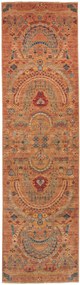 Samarkand Tappeto orientale 80 x 300 Marrone (Pakistan) Annodato A Mano