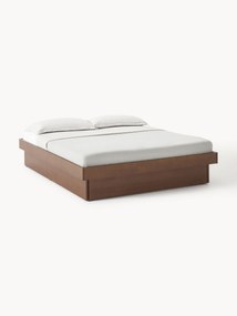 Letto in legno con contenitore Sato