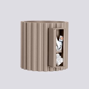 Sollux  SL.1816 - Applique da parete AURA 1xG9/10W/230V taupe