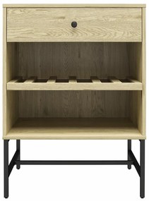 Mobile da vino in pino naturale per 6 bottiglie, 60x83 cm Tamlin - Støraa