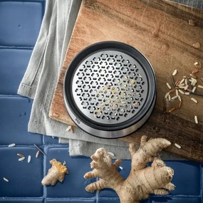 WMF - Grattugia per zenzero Ø 9 cm acciaio inox/nero