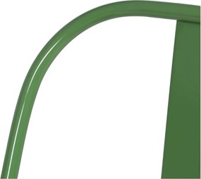 Set di 2 sedie da pranzo verdi in metallo - Ixia