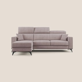 Pegaso divano letto angolare con poggiatesta reclinabili e rivestimento impermeabile T02