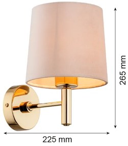 Argon 4727 - Applique PONTE 1xE27/15W/230V