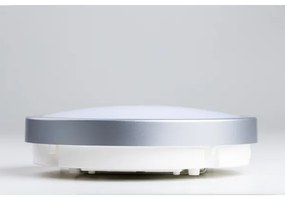 Brilagi - Plafoniera LED da bagno PERA 18W/230V diametro 22 cm IP65 argento