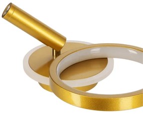 Faretto da parete LED MONET LED/15W/230V dorato