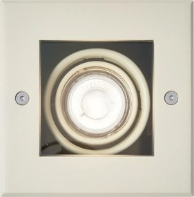 Set di 6 faretti da terra moderni beige GU10 50mm orientabili e inclinabili IP65 - Oneon