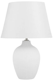 Lampada da tavolo ceramica bianco 52 cm FERGUS Beliani