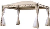 Gazebo da giardino Karnak Cosma in ferro e poliestere