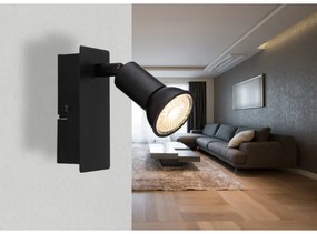 Globo 57998-1 - Faretto da parete DREW 1xGU10/35W/230V nero