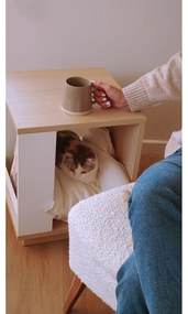 Tavolino in rovere 40x40 cm Ella - TemaHome