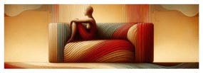 Quadro su tela – Silhouette tranquilla nello spazio