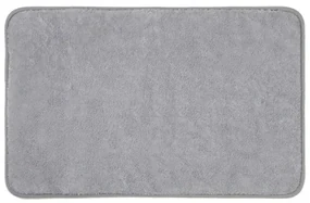 Tappeto per doccia antiscivolo grigio 45x75 cm in poliestere Nuvola