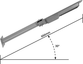 Armatura LED Solare 1000 lm Autonomia 12 ore con Telecomando e Braccio Colore Bianco Naturale 4.000K