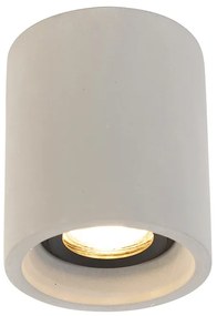 Faretto da soffitto rotondo intelligente in cemento incl. Wi-Fi GU10 - Deep