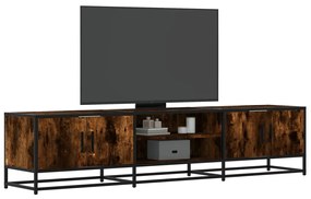 Mobile Porta Tv Rovere Fumo 180x35x41 Cm İn Truciolato /