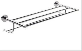 Portasciugamani da parete Felce cromo lucido, L 61.5 cm