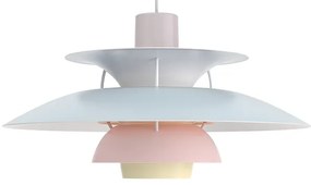 Louis Poulsen - PH 5 Lampada a Sospensione Pastels Oyster/Blue/Rose Louis Poulsen