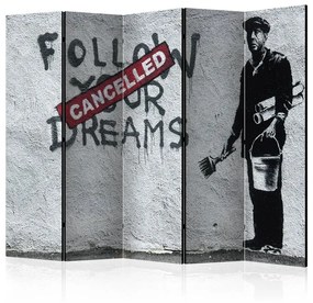 Paravento Dreams Cancelled (Banksy) II [Room Dividers]