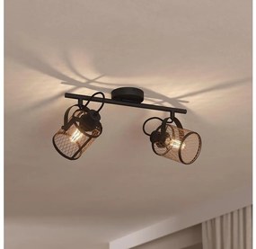 Eglo 43532 - Luce Spot da soffitto DELLOW 2xE27/40W/230V