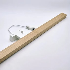 Brilagi-Illuminazione a LED per specchi da bagno WOODY MIRROR LED/15W/230V IP44 quercia/bianco