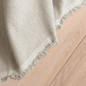 Copriletto beige in ciniglia 220x240 cm Talo – Filumi