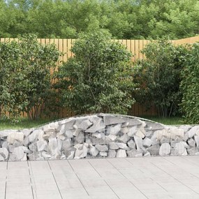 Cesti Gabbioni Ad Arco 25 Pz 400x30x40/60 Cm Ferro Zincato /
