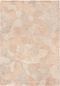Tappeto jacquard lavabile da interno-esterno Coral