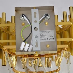 Brilagi - Lampada da parete ECLIPSE 2xE14/10W/230V dorata