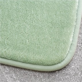 Set di tappetini per il bagno verde chiaro in memory foam 2 pz per WC 50x80 cm Anti-Bacterial – Catherine Lansfield