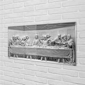 Quadro acrilico Ultima cena arte 100x50 cm